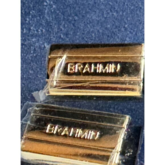 New Brahmin Melinda in Navy Angora (soft suede) bucket bag - Picture 9 of 9